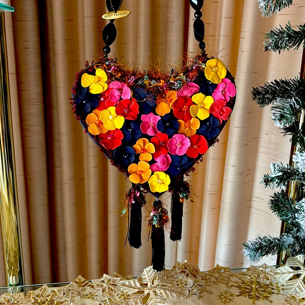 Mary Frances Heart handbag.  A must for heart lovers!